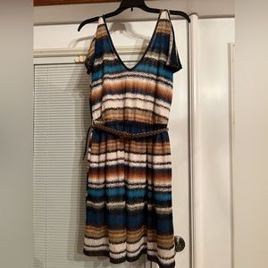 Casual dress with belt